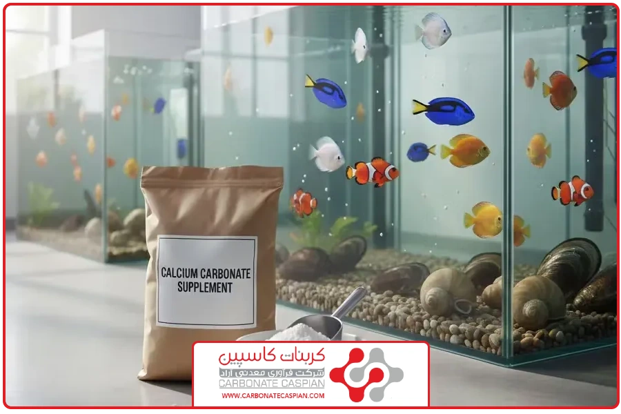 عکس شاخص | خرید کربنات کلسیم برای آبزیان